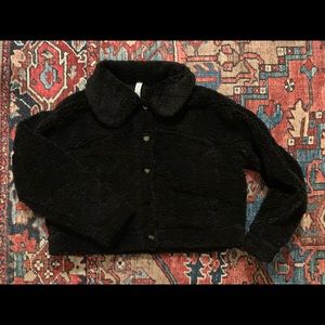 Lululemon Textured fleece button jacket.